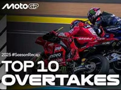 TOP 10 OVERTAKES 2025